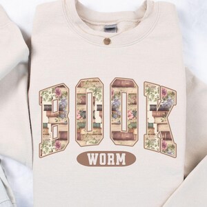 Book Worm Sweatshirt, Book Lover Sweatshirt, Reading Sweatshirt, Reading Gifts, Book Gifts, Cute Graphic Sweatshirts, Teacher Sweatshirt