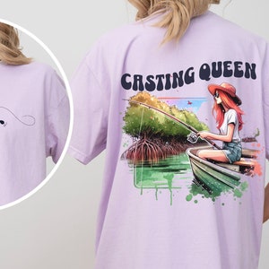 Fishing Shirt for Women Fishing Gift for Her Mom Fishing Gift for Girlfriend Boating Shirt for Women Boat Gifts Fisherwomen Gift Wife Gift