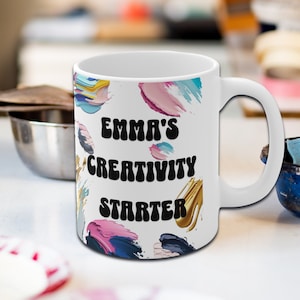 Custom Artist Mug for Artist Coffee Cup Creative Juice Cup Gift for Artist Gift Designer Gift College Grad Gift Painter Mug Painter Gift