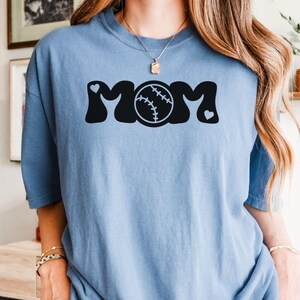 Baseball Mom Shirt, Softball Mom Tee, Baseball Gifts for Mom Game Day Shirt, Comfort Colors Baseball Shirt for Mom, Baseball Mom, Softball