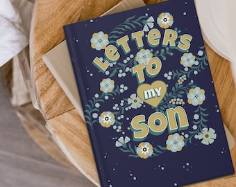 Baby Shower Gift Letters To My Son Journal to Son from Mom Memory Journal Gift for New Mom Journal to Son Boy Baby Shower Gift for Newborn
