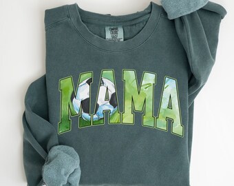 Soccer Mom Sweatshirt Watercolor Soccer Mom Gift Soccer Mama Soccer Sweatshirt for Mom Soccer Mom Sweatshirt Comfort Colors Soccer Sweater