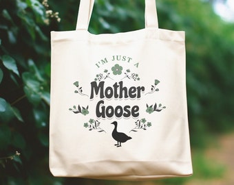 Mutter Gans Tragetasche Mama Tragetasche Neue Mutter Geschenk Muttertagsgeschenk Kleinkind Mutter Geschenk Niedliche Mutter Tasche für Mutter Einkaufstasche für Mutter Geschenk für Oma