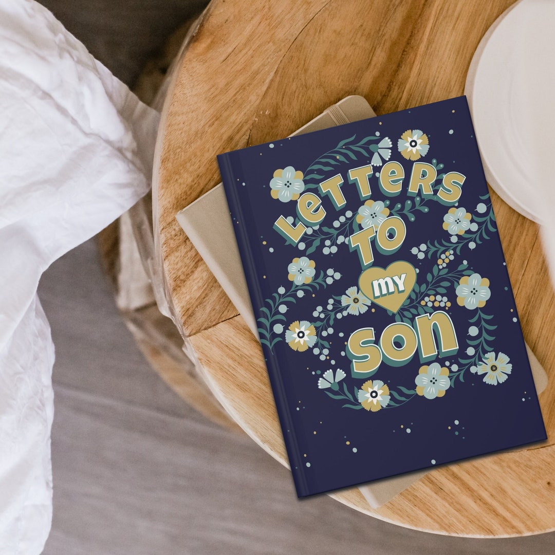 Baby Shower Gift Letters to My Son Journal to Son From Mom Memory ...