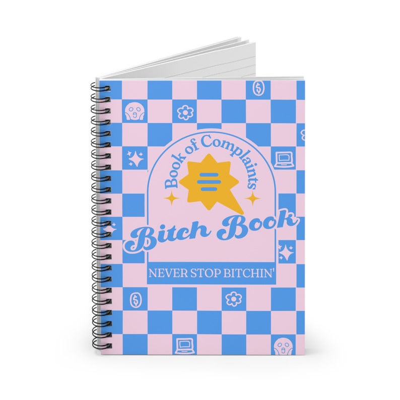 Bitch Book of Complaints Stress Relief Journal for Anxiety Mental Health Journal Therapy Journal Self Care Journal Funny Gift for Stress image 4