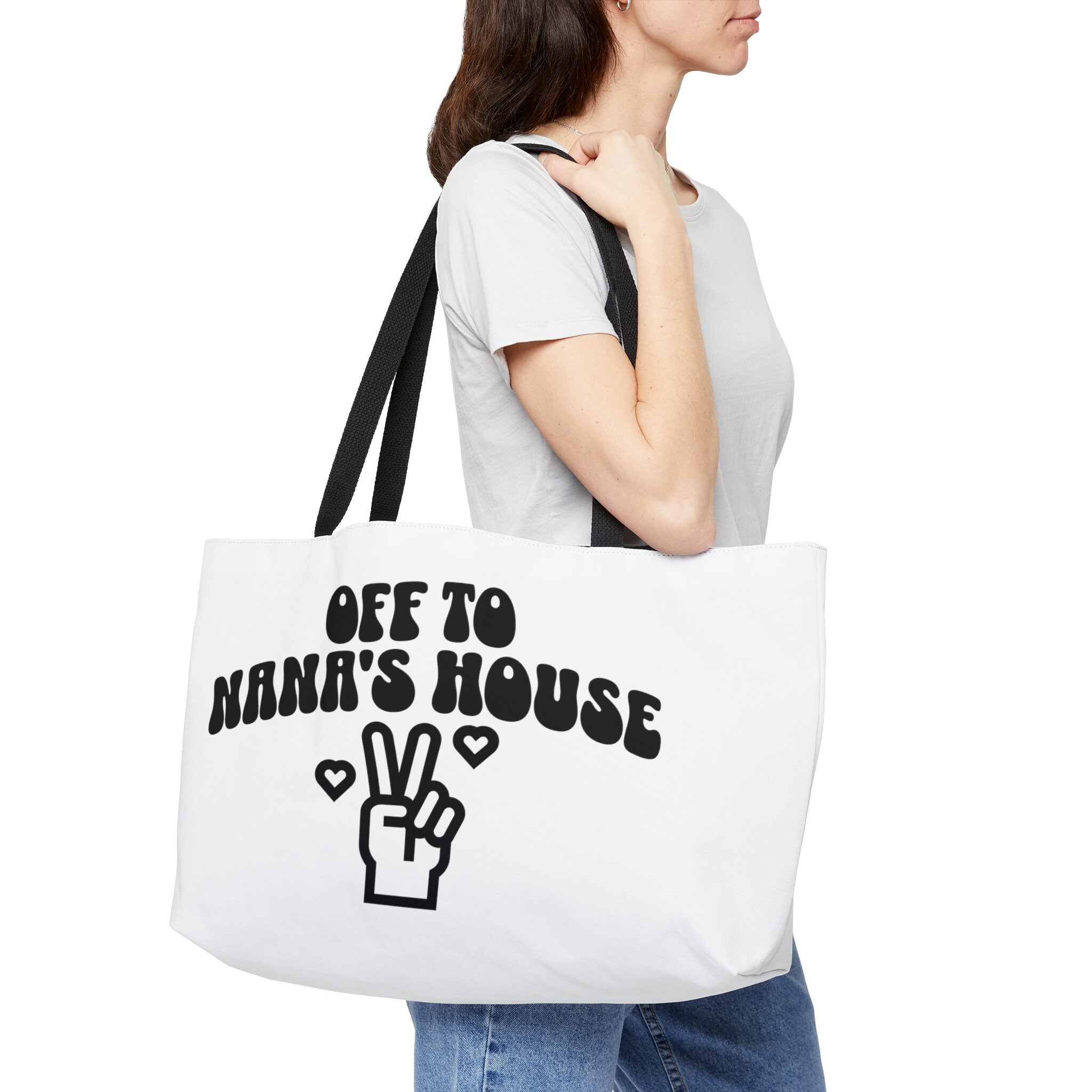 KUIYAI MIMI Tote Bag Grandma Gift Best MIMI Ever Shoulder Bag