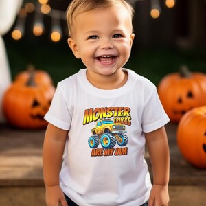Monster Trucks are my Jam Monster Truck Shirt for Boys Boys Monster Truck Shirt Back To School Birthday Party Offroad Monster Truck Gift bild 5