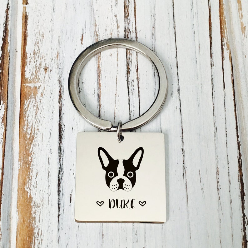 Puppy Keychain/ Dog Keychain /dog Name Keyring/personalized Keychain
