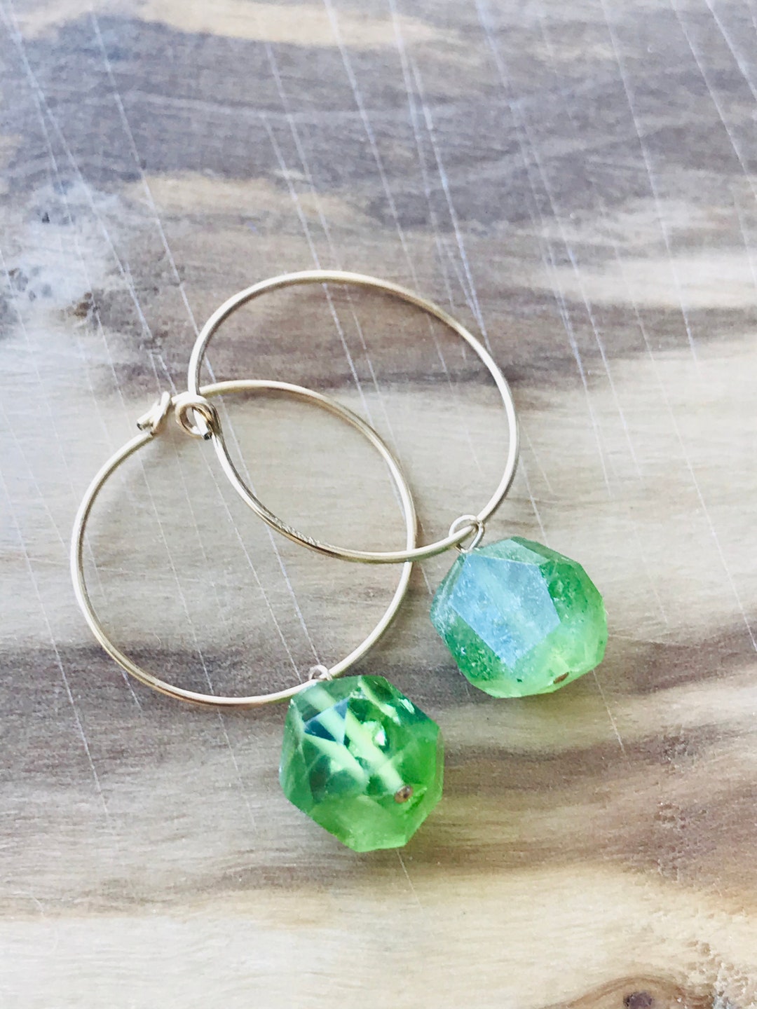 Tiny Peridot Earrings Raw Peridot Earrings Peridot Earrings August ...