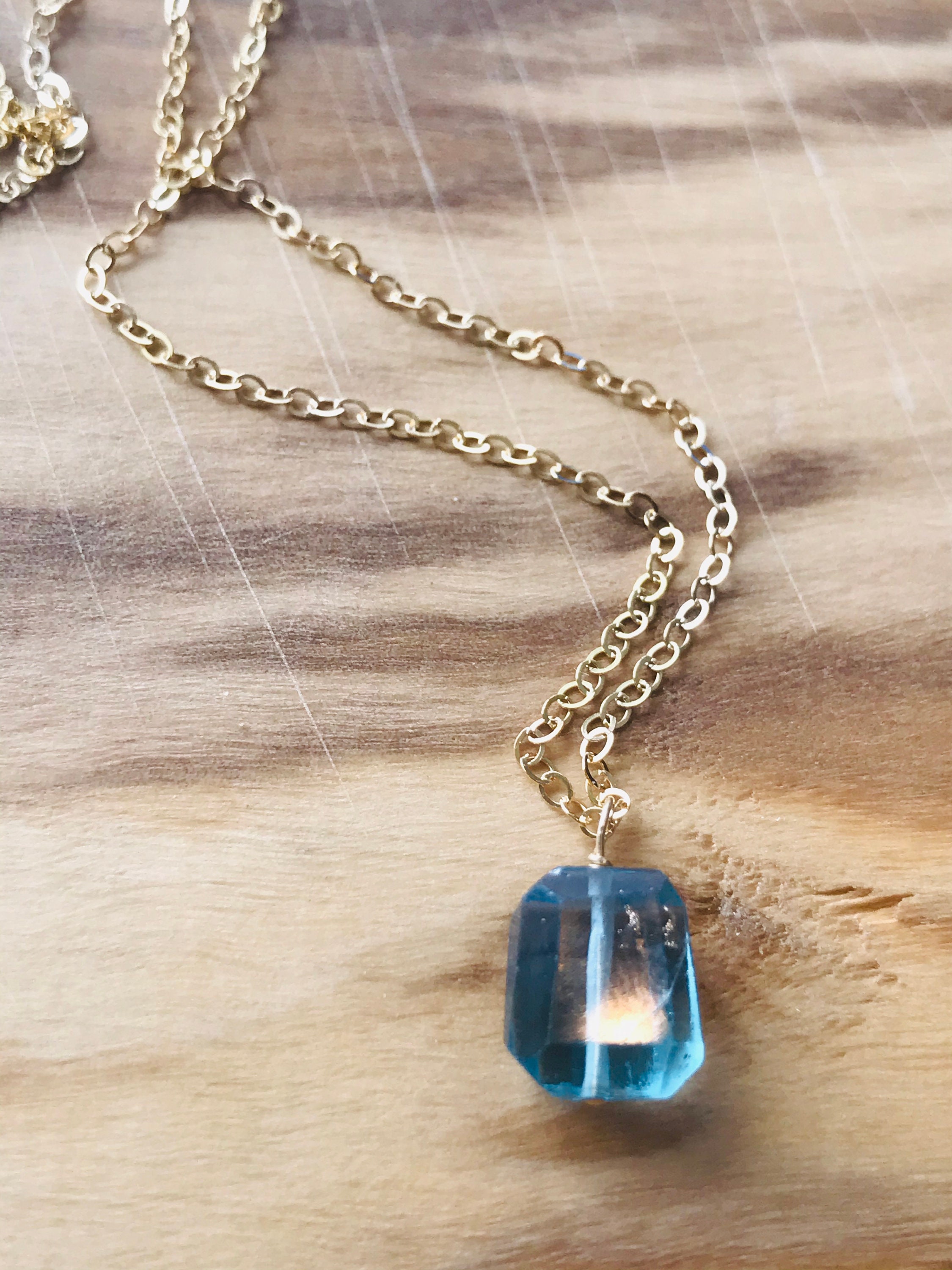 Fluorite Necklace Genuine Necklace February birthstone Gemstone