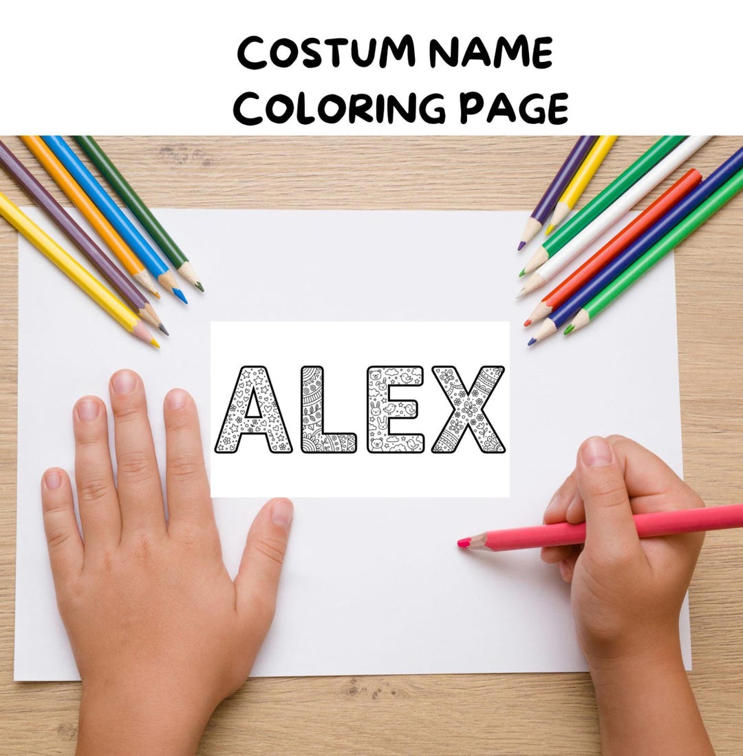 Pat Name Colouring In Personalized Name Coloring Page, Fun Patterns, Educational Material ...