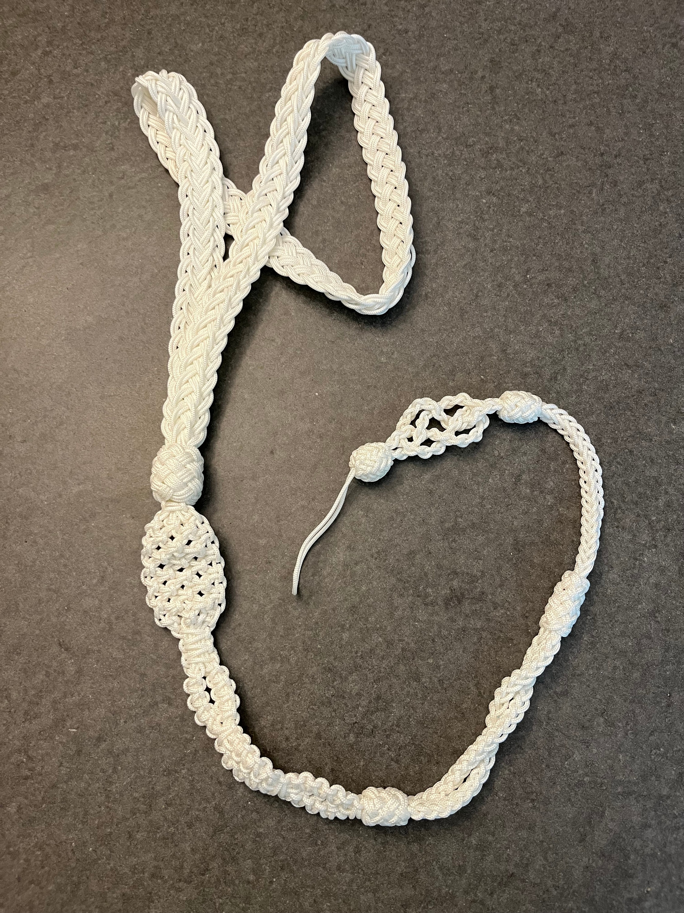 White Boatswains Mate Lanyard. Etsy