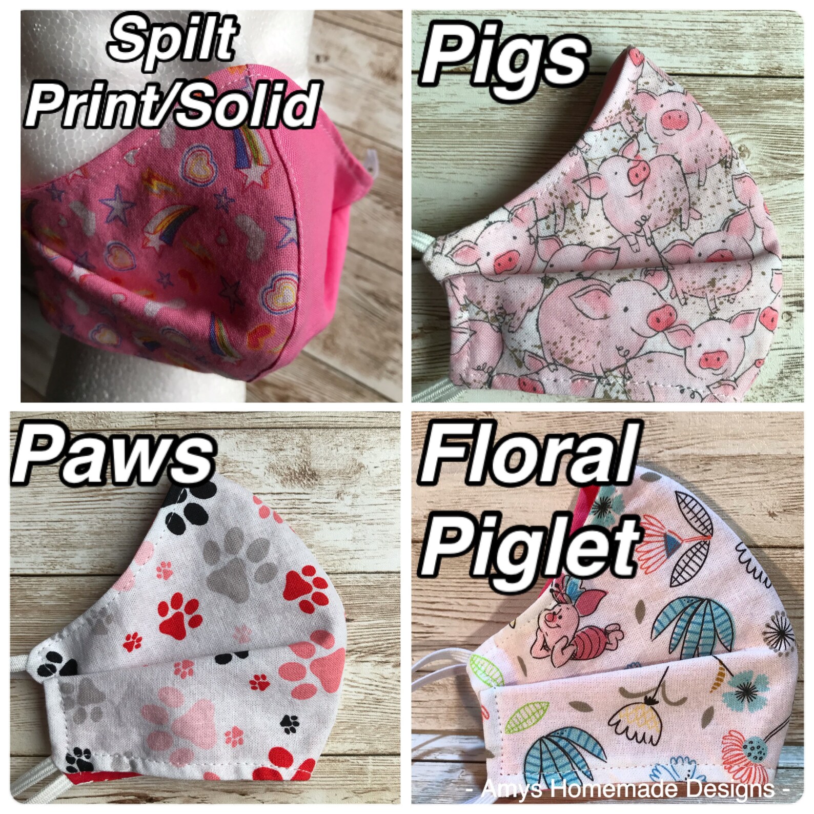 Buy Full Color Soft Fabric Reusable Face Masks - Swagif