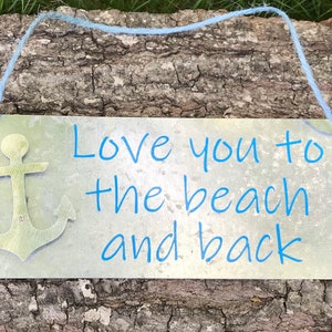 Nautical Galvanized Signs, Beach Signs