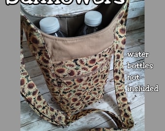 Water Bottle Crossbody Bag: Waterproof H20 Cozy with Zipper Pocket