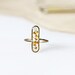 Pressed Flower Ring, Flower Ring, Resin Ring, Yellow Floral Jewelry, Botanical Ring, Pressed Flower Jewelry, Birth Flower Ring, Wife Gift