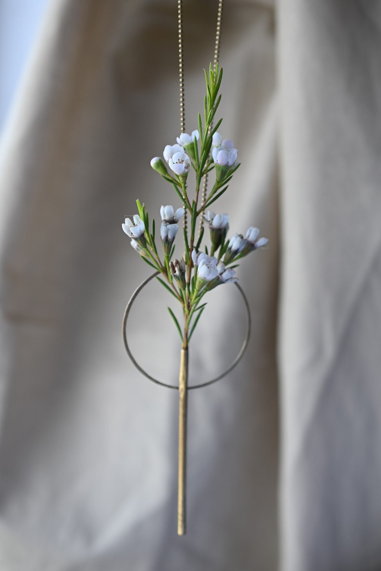 Fresh Flower Necklace Live Plant 
