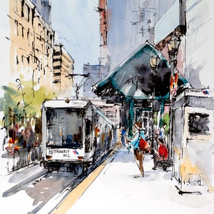 Lightrail at Harborside, Jersey City