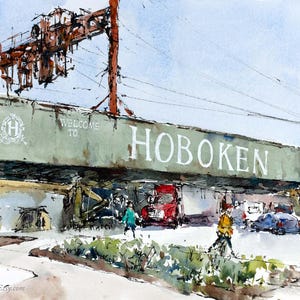 Hoboken bridge, Hoboken, NJ