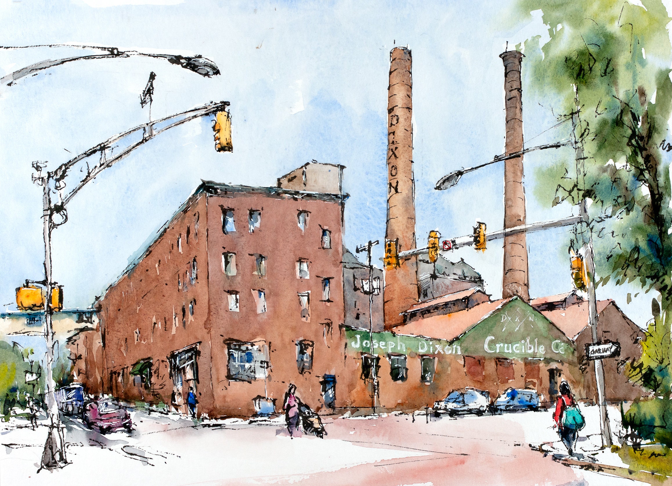 Dixon Mills Jersey City Etsy