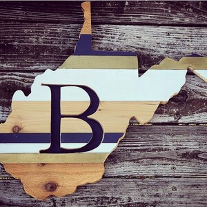 Monogrammed State of West Virginia
