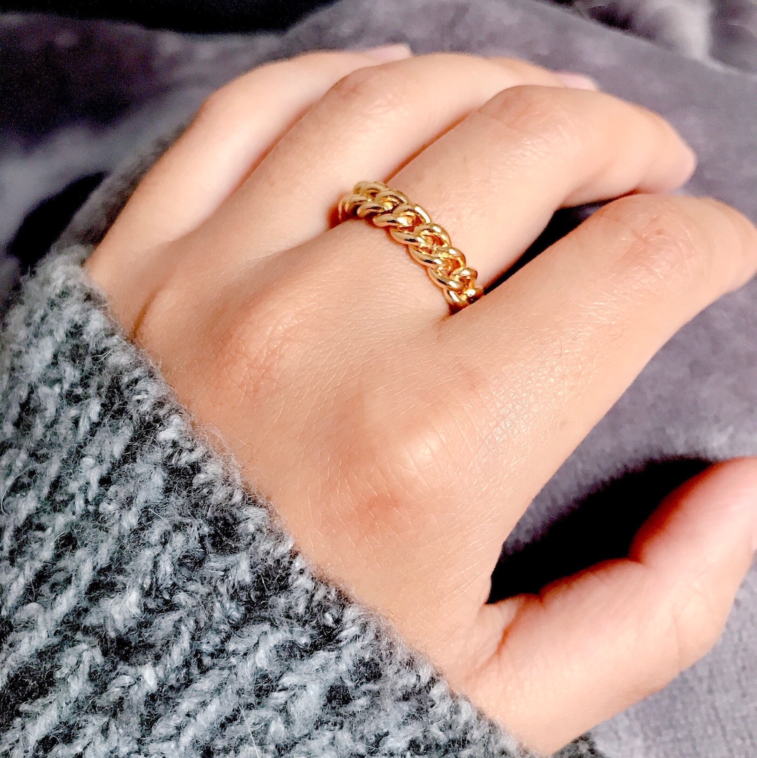 Gold chain and ring designs discount