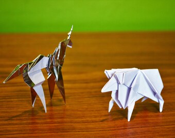 Gaff's Blade Runner Origami Unicorn and/or Sheep - Individual Origami Models