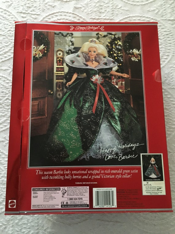 Barbie happy holidays 1995 hot sale