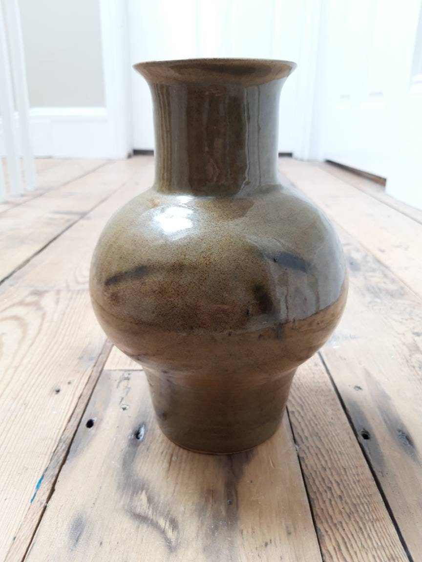 スタジオ　ポタリー Studio Pottery Vase - Etsy Canada