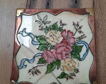 Carter & Co Tiled Copper Teapot Stand