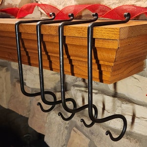 Customized Heavy Duty Stocking Hook. Made to fit your mantle!  Read description for more info.