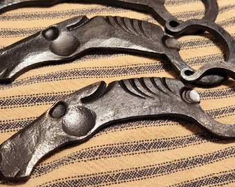 Bottle opener, horse accent.  Original design by AidenSteelworks.