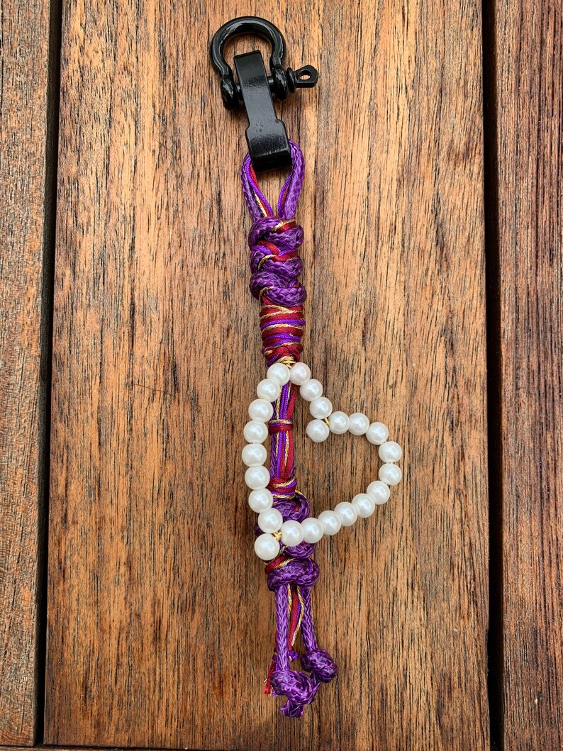 Pearl Heart Bag Charm