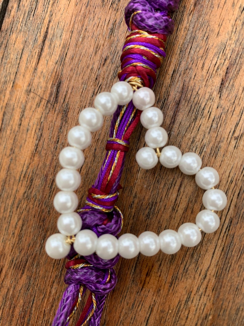 Pearl Heart Bag Charm