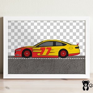 Race Car Wall Decor, Race Car Print, Transportation Wall Decor, Kids Room Decor,Nursery Decor,Nursery Wall Art, INSTANT DIGITAL DOWNLOAD