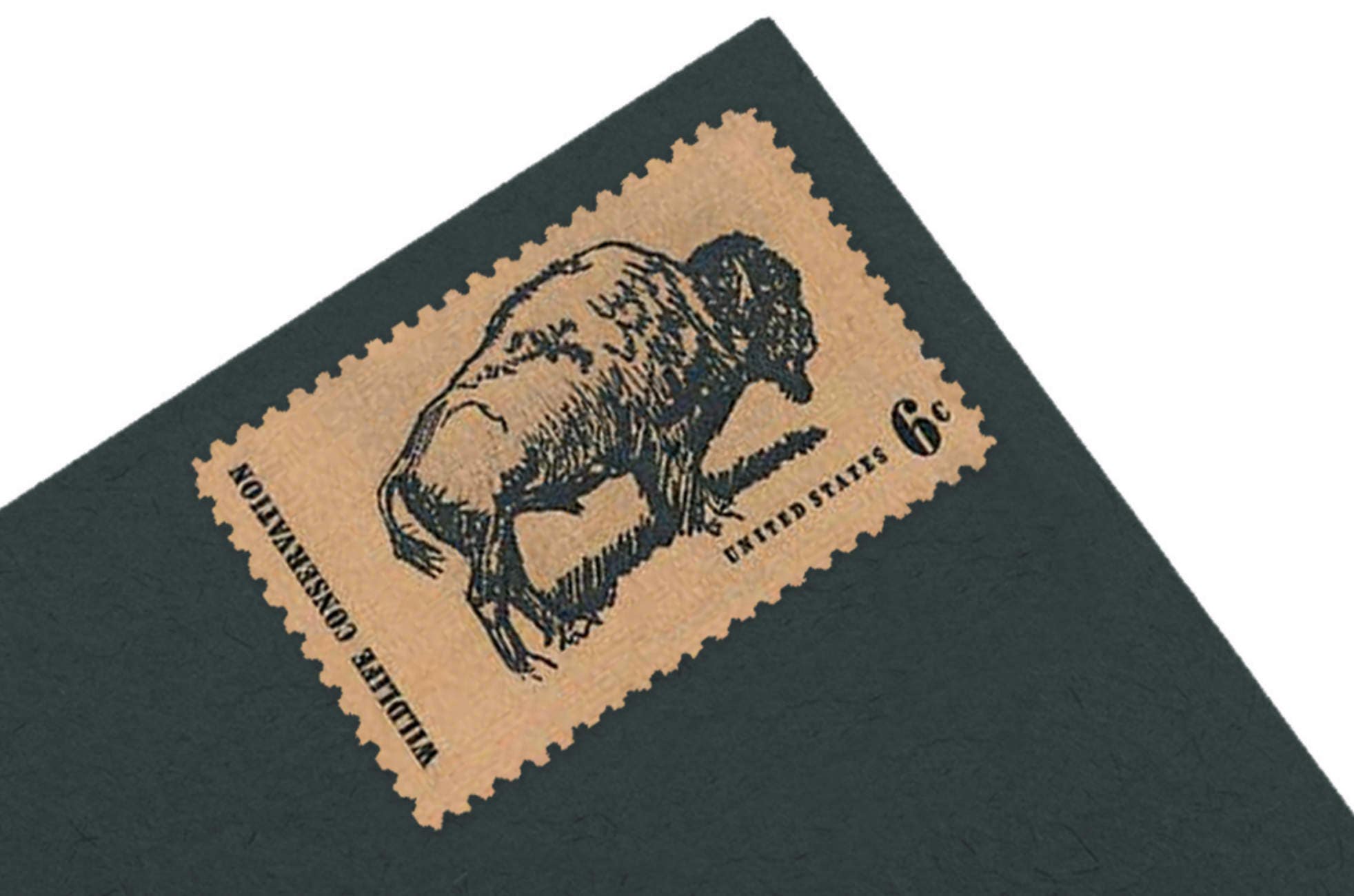 Pack of 25 Unused Buffalo Stamps 6c Vintage 1970 Etsy