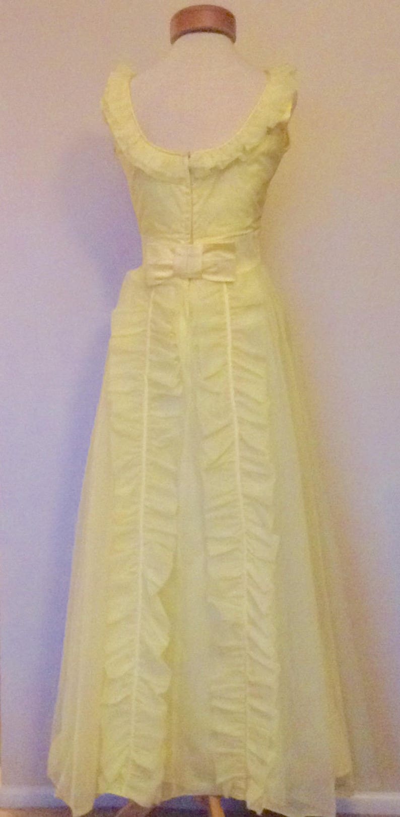 lemon chiffon dress