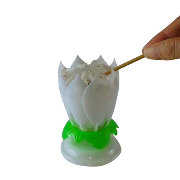 Musical Rotating Lotus Flower Birthday Exciting Candles, Choose The Quantity and Colors From The Drop Down Menu, OUR Price INCLUDES Shipping