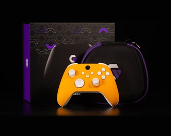 Gamenetics Custom Official Wireless Bluetooth Controller for Xbox Series X/S - Un-Modded - Video Gamepad Remote (Creamsicle)