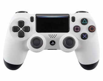 New Sony Playstation Dualshock PS4 Wireless Controller Custom Soft Touch White