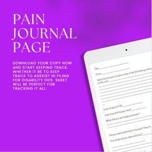 Daily Pain Journal