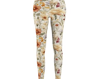 Legging met wilde bloemen