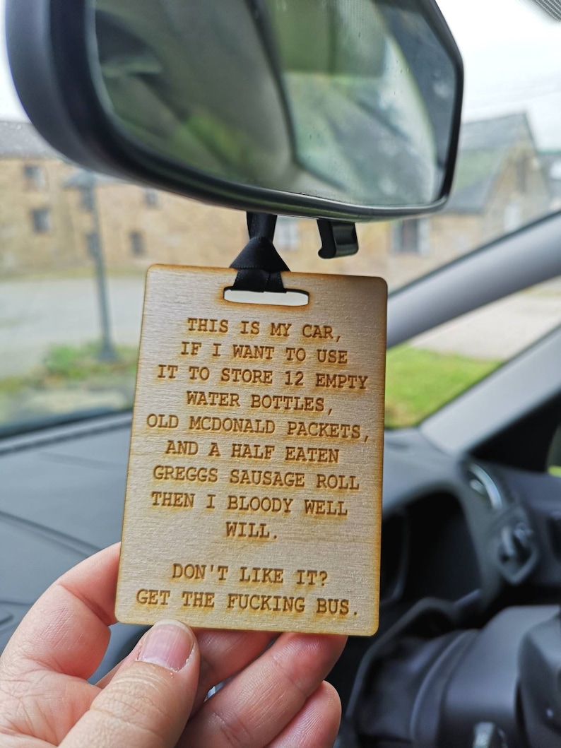 Funny Car Tag/car Share Sign/my Car Sign/personalised Car Etsy UK