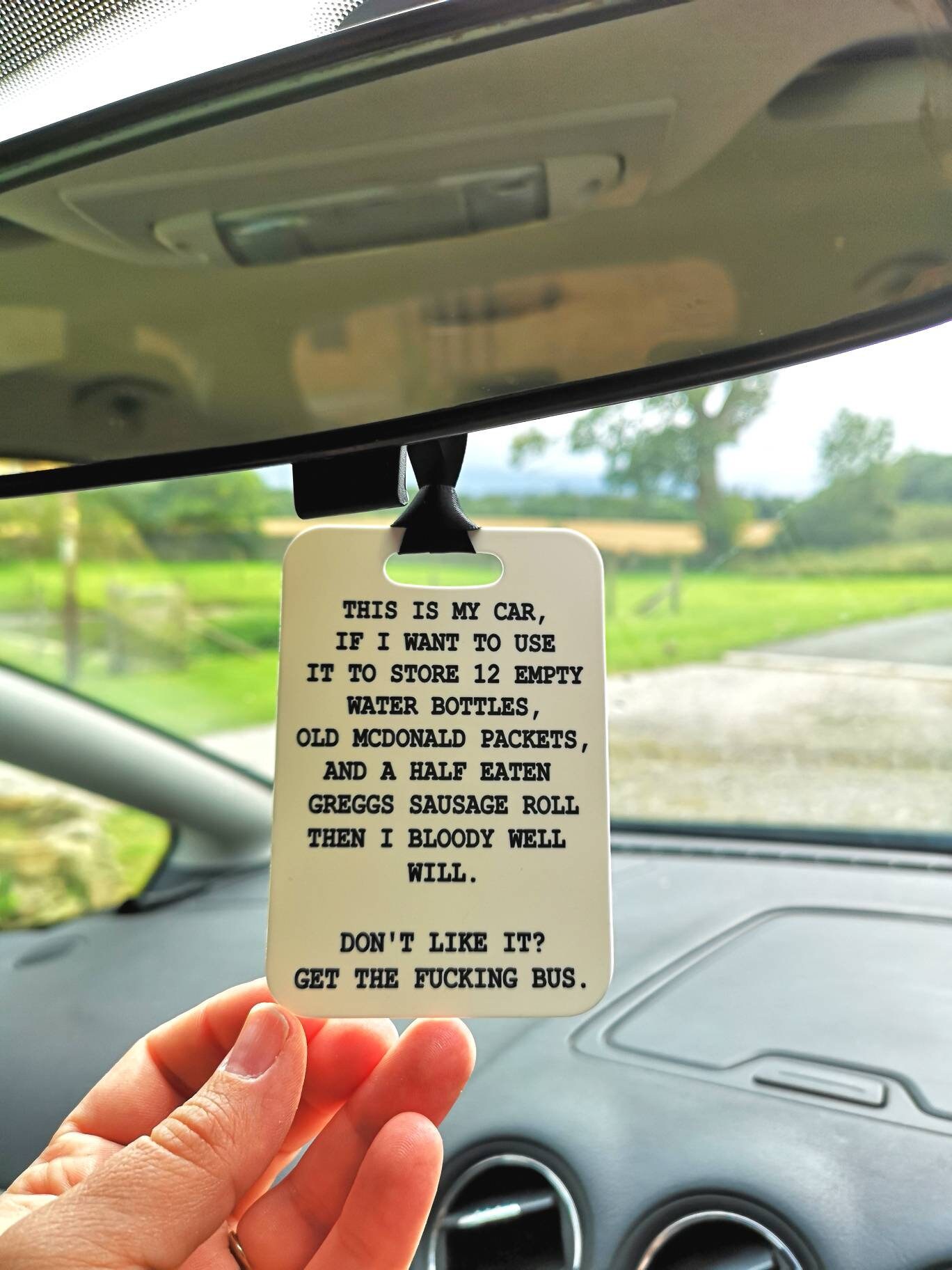 Funny Car Tag/car Share Sign/my Car Sign/personalised Car Etsy UK