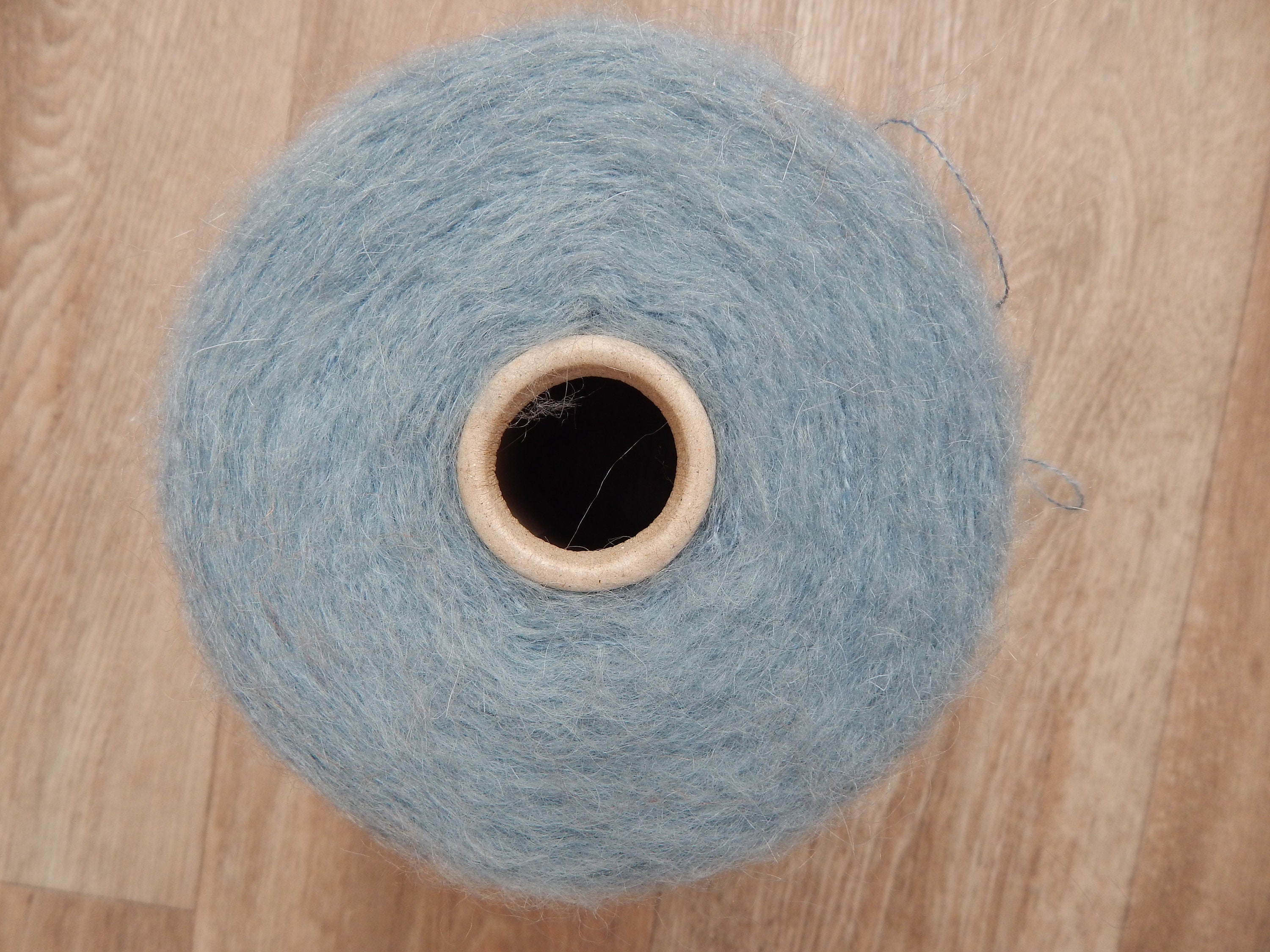 Kidmohair bluegrey yarn greyblue yarn blue lace mohair Etsy