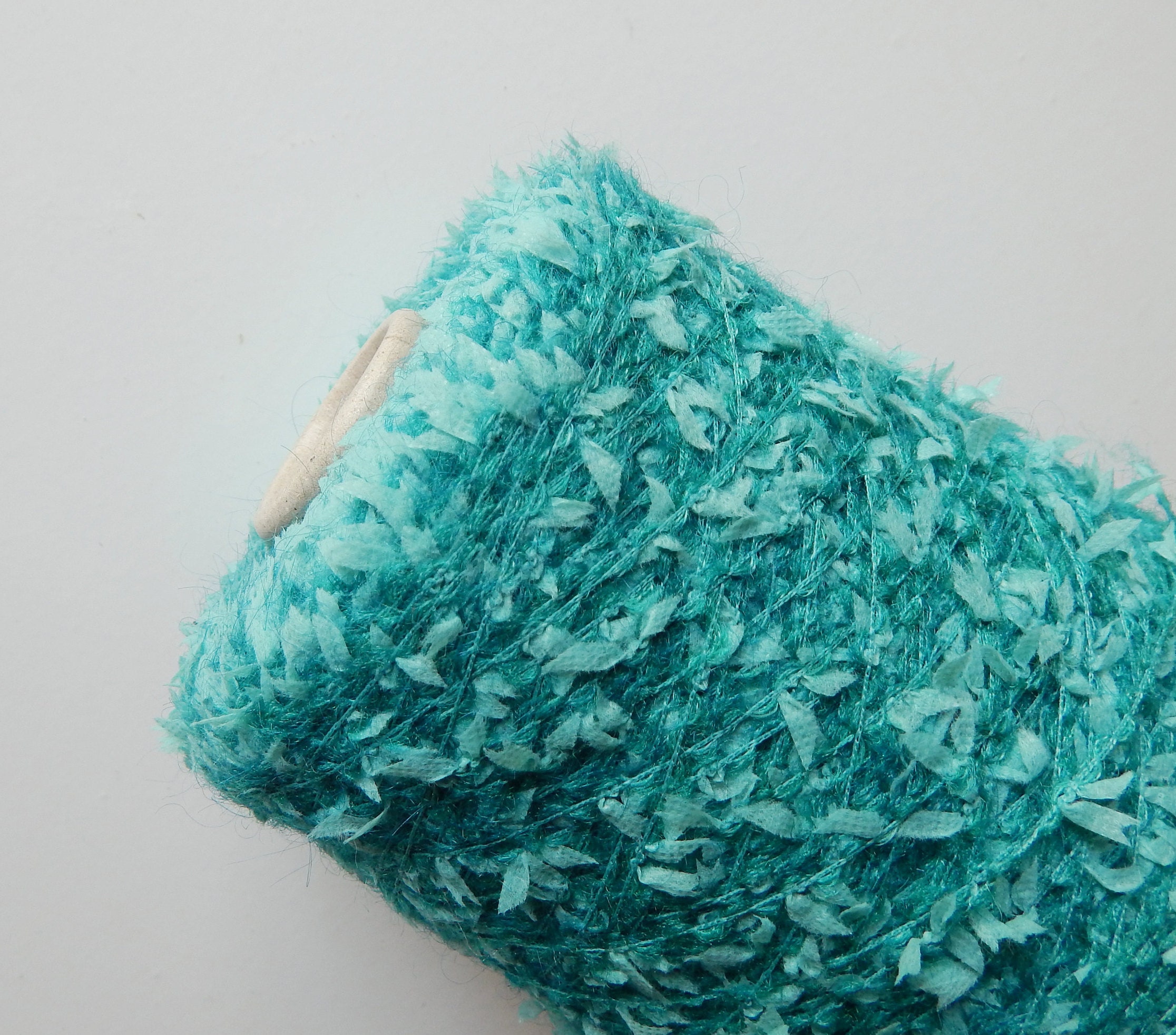 Mohair sea wave fantasy yarn green wool yarn crochet yarn Etsy