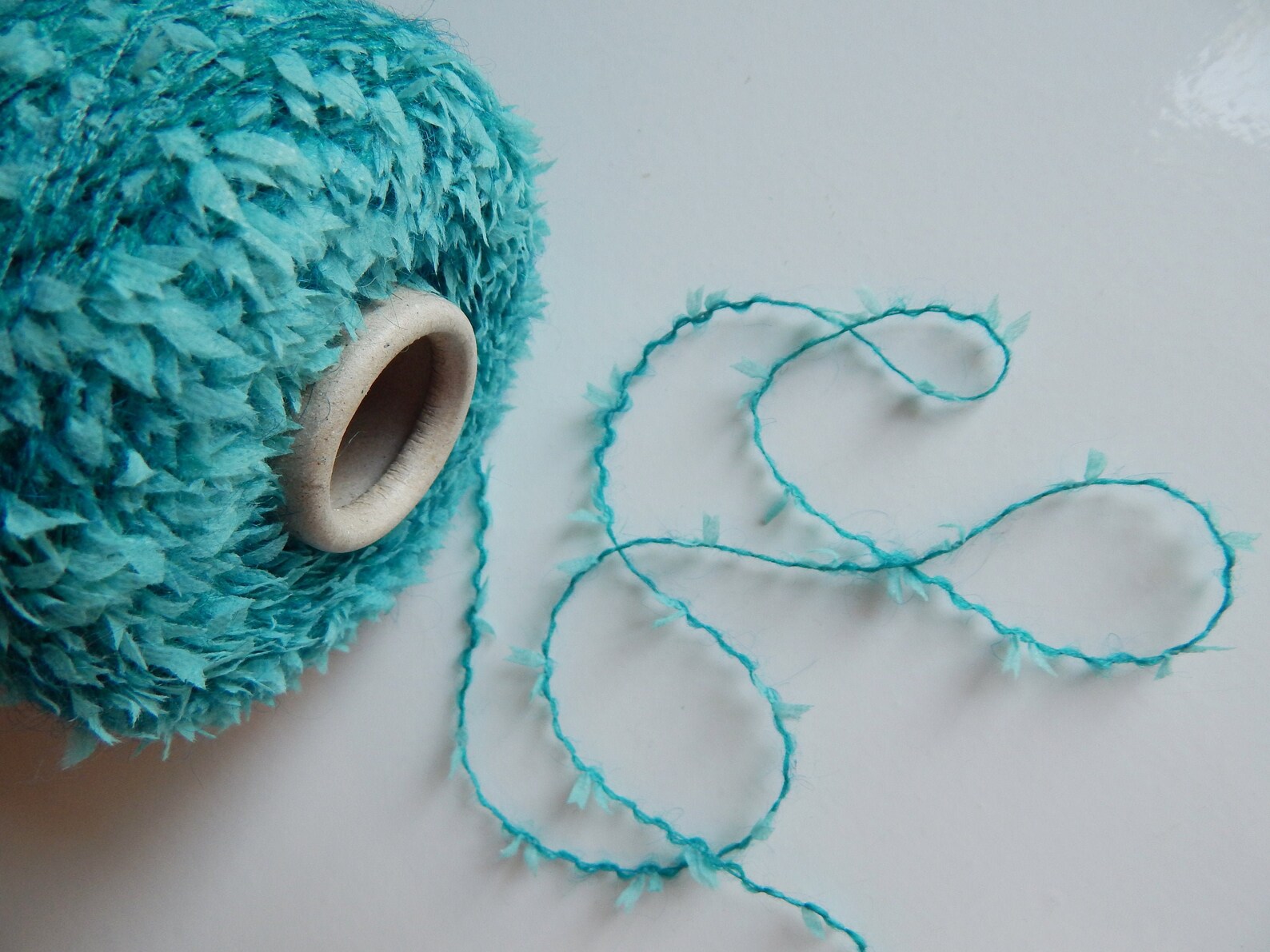 Mohair sea wave fantasy yarn green wool yarn crochet yarn Etsy