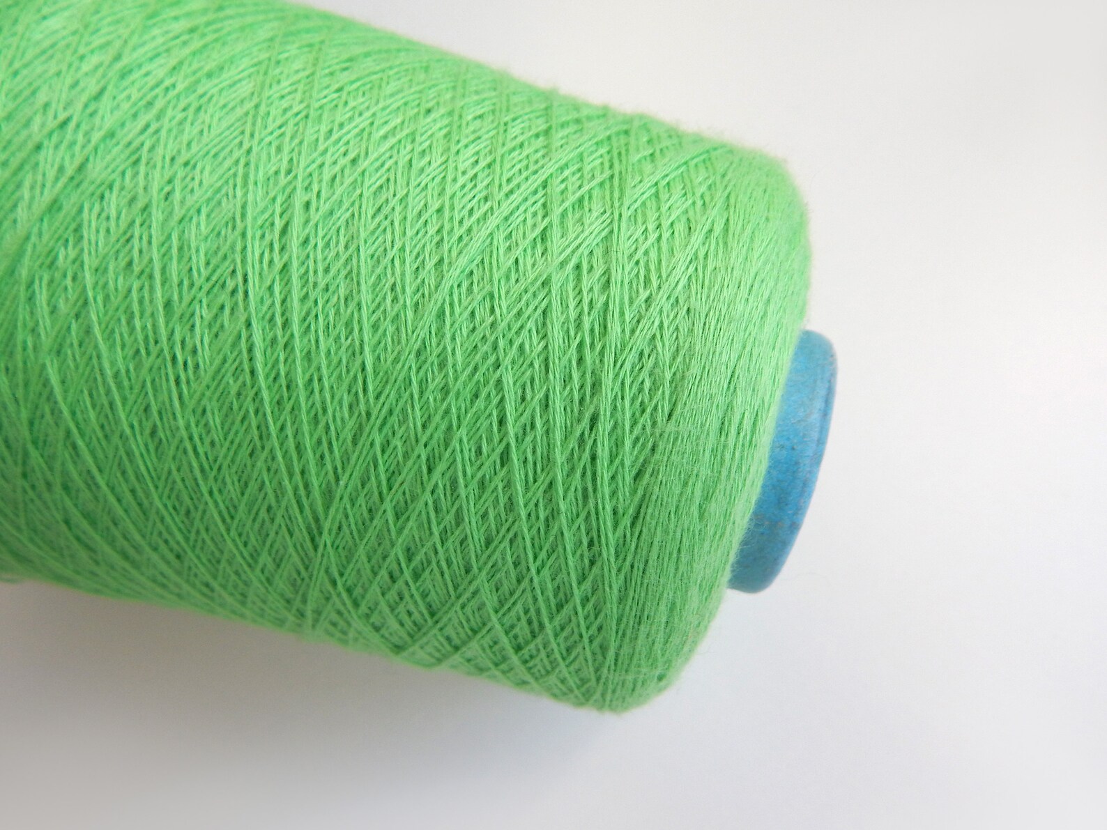 Brightgreen cotton yarn 220 gr lightgreen yarn lime Etsy