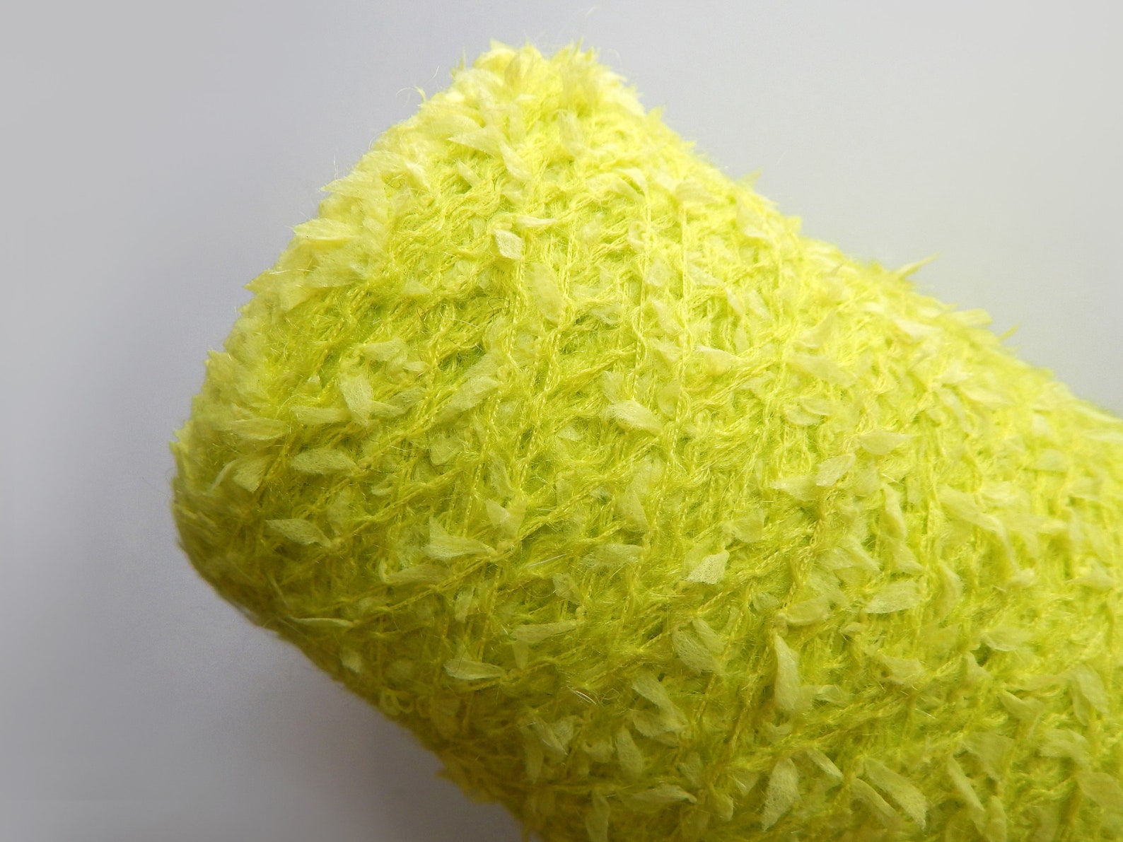Mohair lemon fantasy yarn yellow-green wool yarn crochet | Etsy