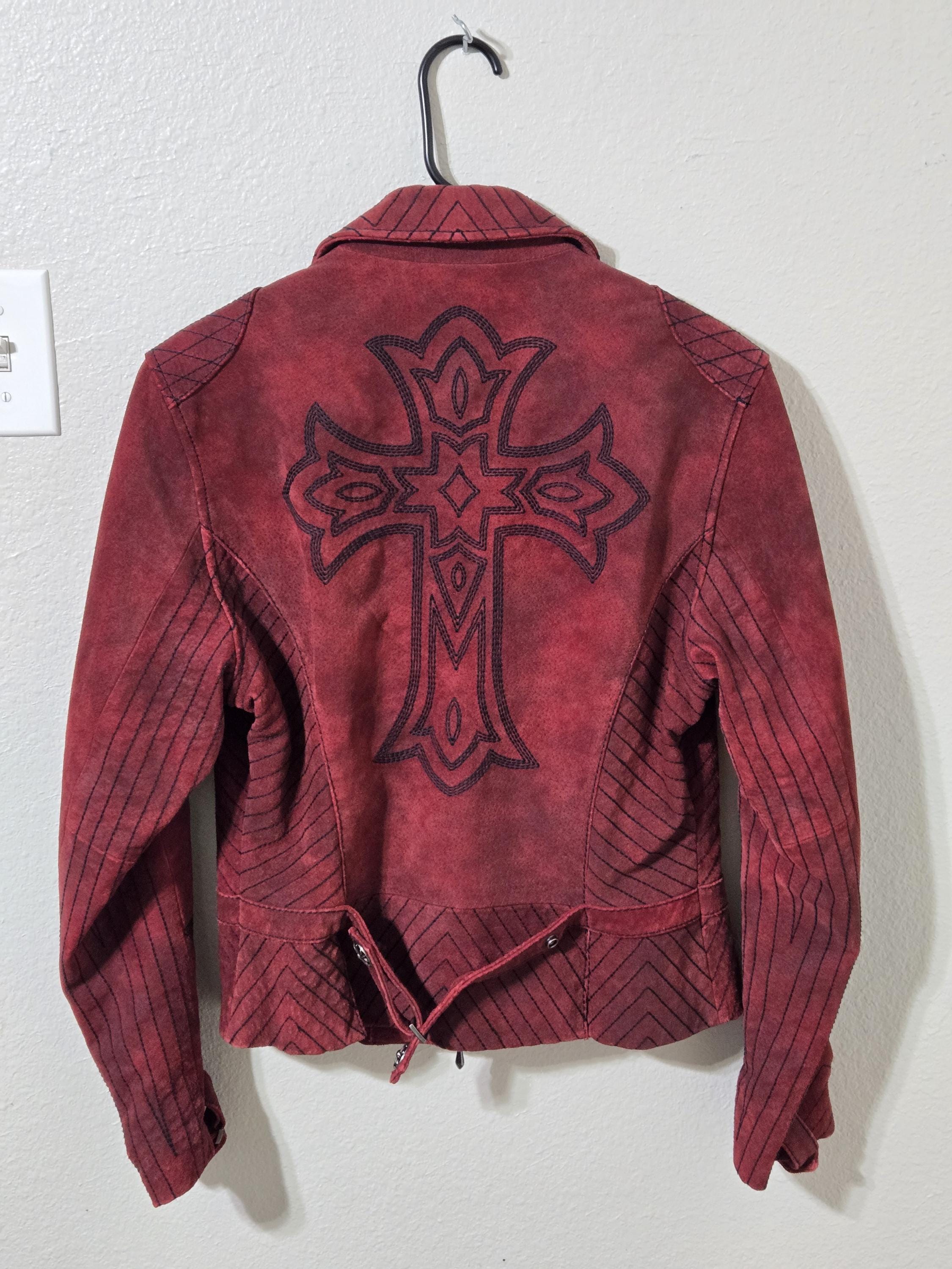 Embroidery Suede Coat - Etsy